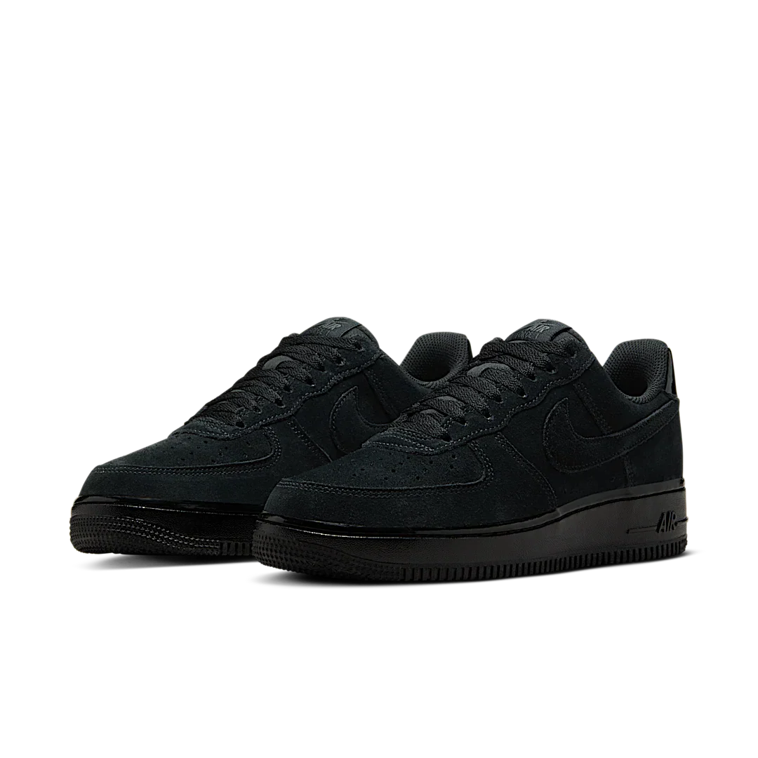 Nike Air Force 1 Low '07 Triple Black Suede